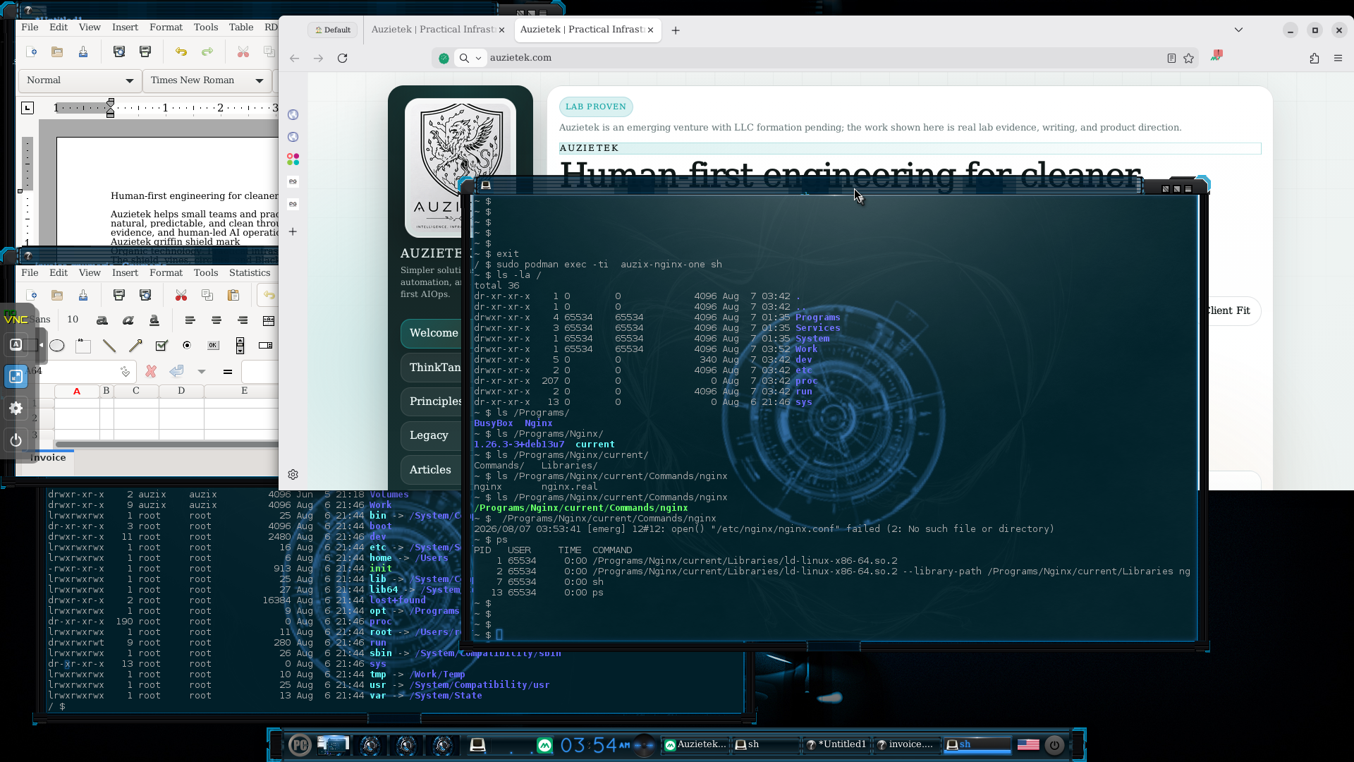 Readable guest volumes: nginx lives under /Programs, not another /usr apology
